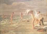Max Liebermann Bathing Youths (nn02) oil painting picture wholesale